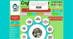 Desktop Screenshot of craftymonkeypotterypainting.com